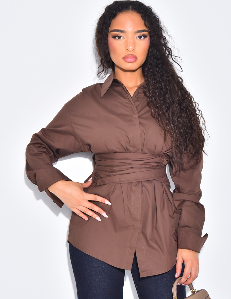 Halblanges Hemd mit...