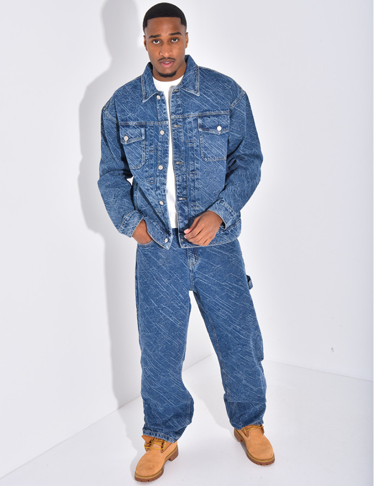 Ensemble en jeans pantalon et veste