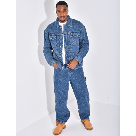 Ensemble en jeans pantalon et veste