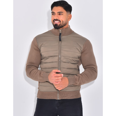 Veste bi-matière