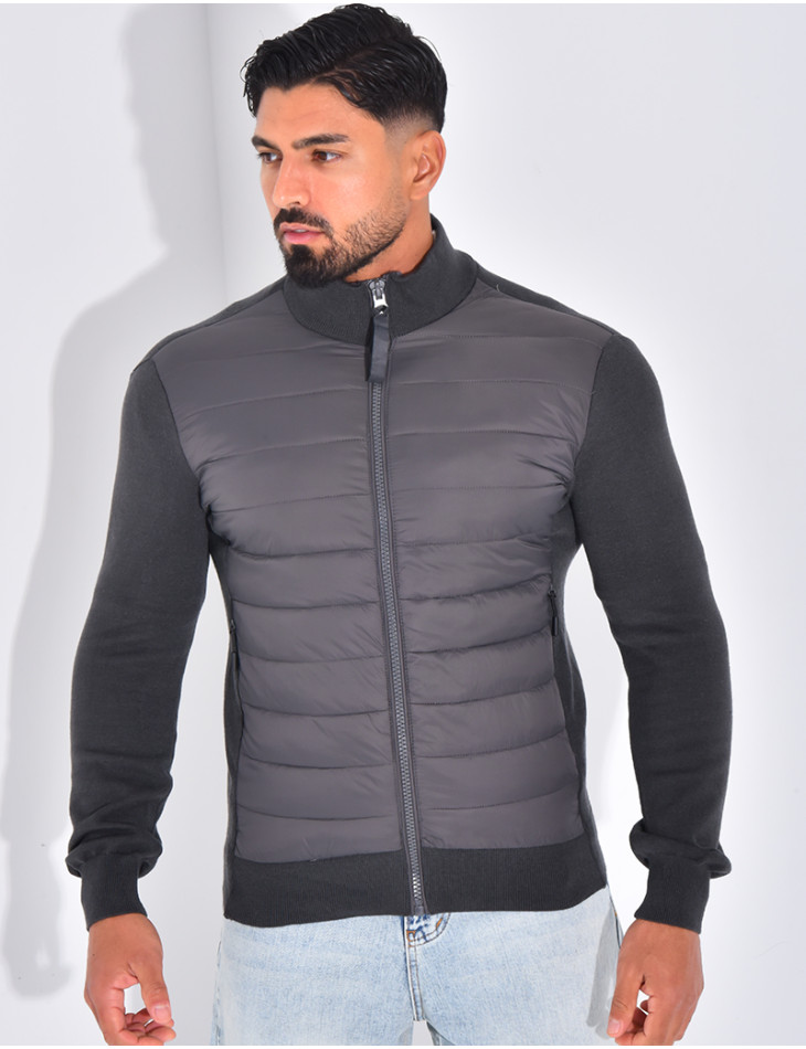 Veste bi-matière