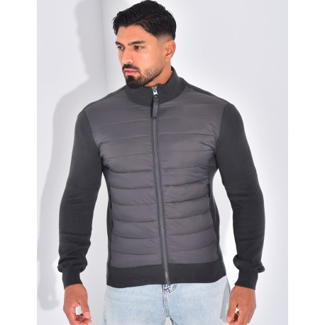 Veste bi-matière