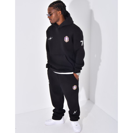Ensemble de jogging pantalon et sweat à capuche "connect"