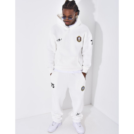 Ensemble de jogging pantalon et sweat à capuche "connect"