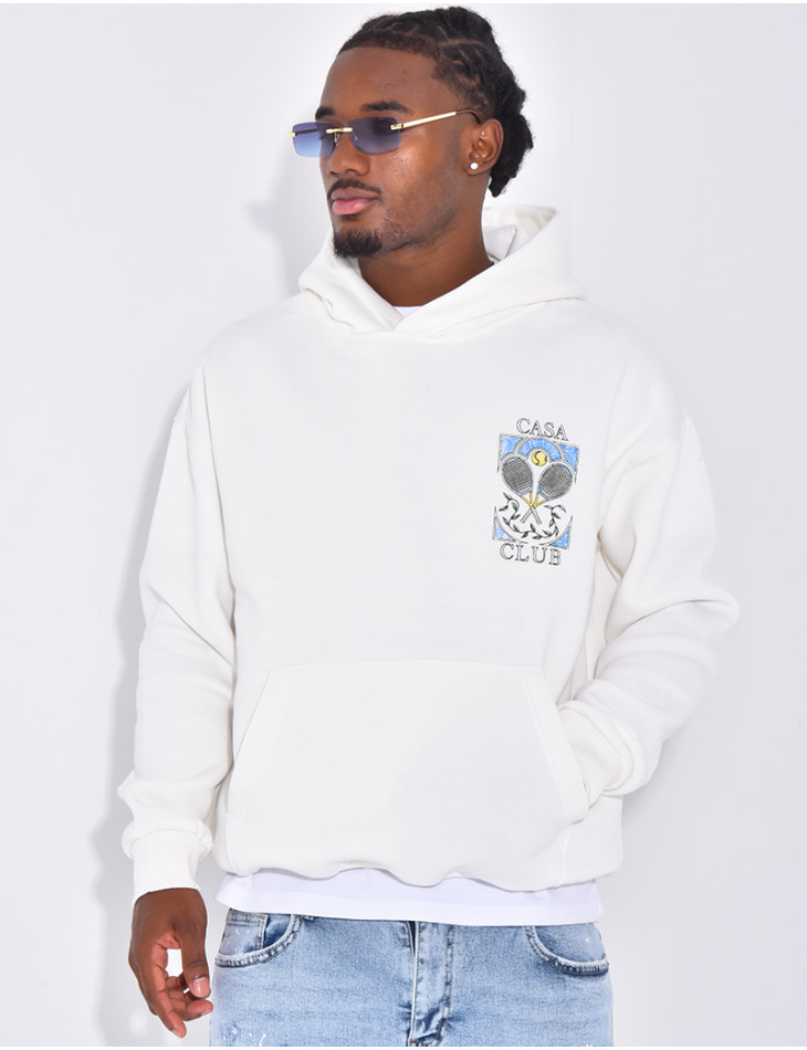 Sweat à capuche "Casa Club"