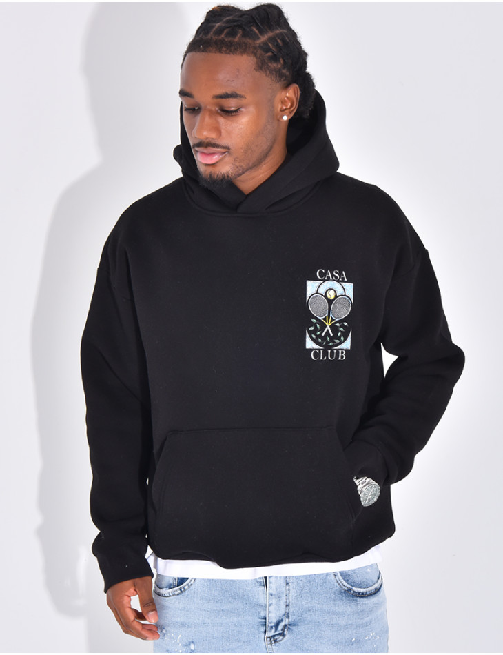 Sweat à capuche "Casa Club"