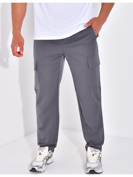 Pantalon cargo fin