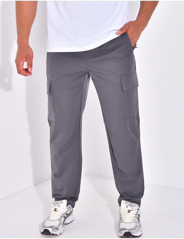Pantalon cargo fin