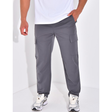 Pantalon cargo fin