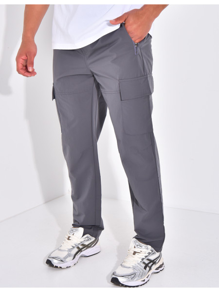 Pantalon cargo fin