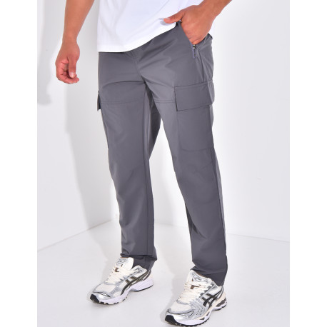 Pantalon cargo fin