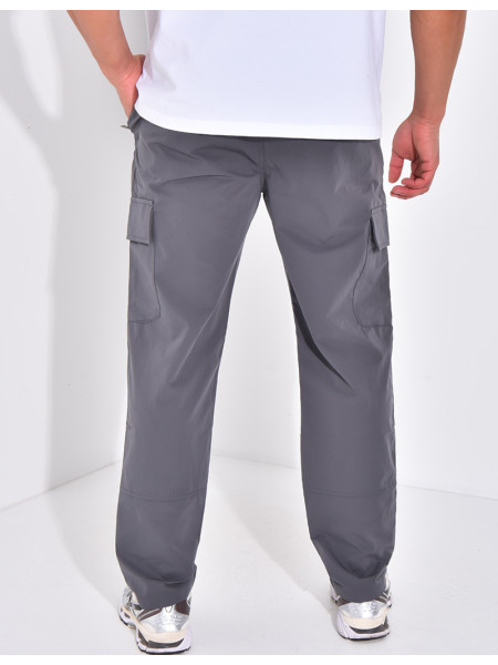 Pantalon cargo fin