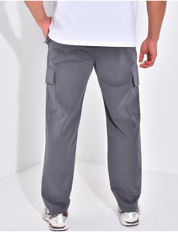 Pantalon cargo fin