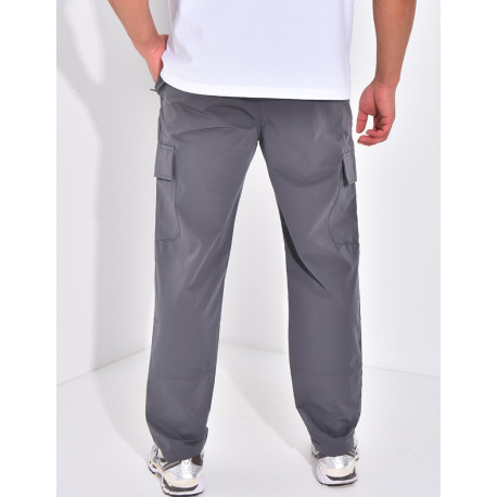 Pantalon cargo fin