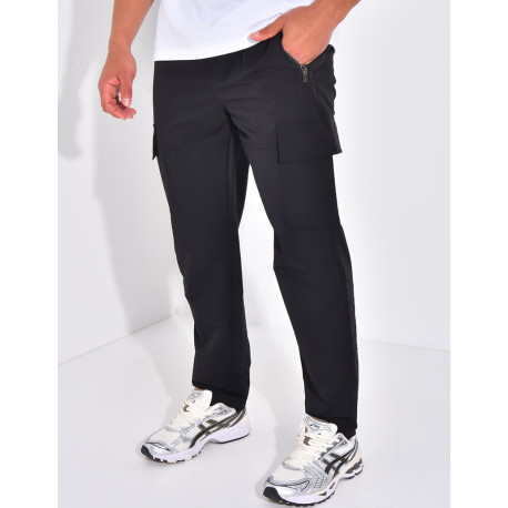 Pantalon cargo fin
