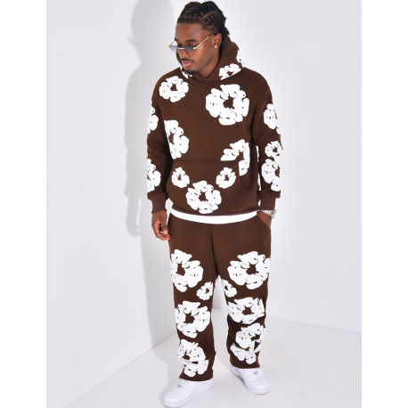 Ensemble à fleurs pantalon et sweat