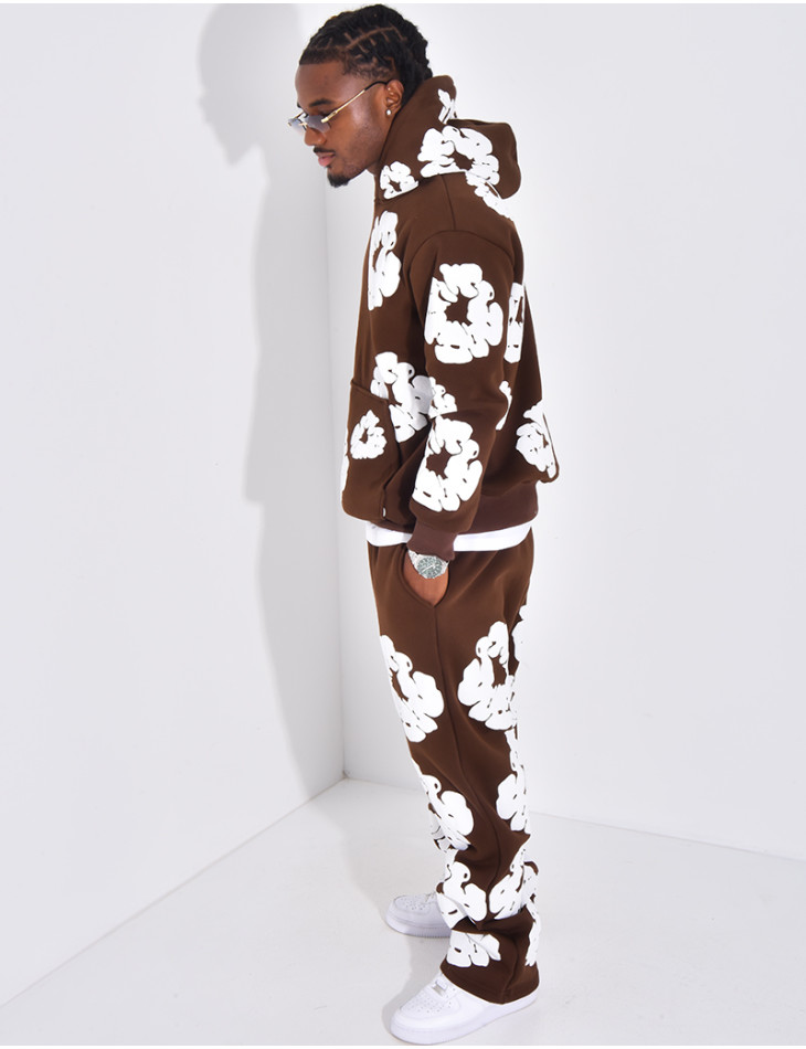 Ensemble à fleurs pantalon et sweat