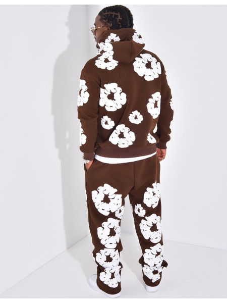 Ensemble à fleurs pantalon et sweat