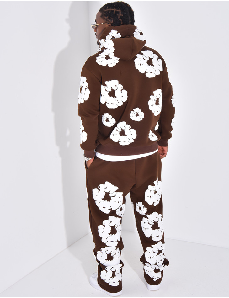 Ensemble à fleurs pantalon et sweat