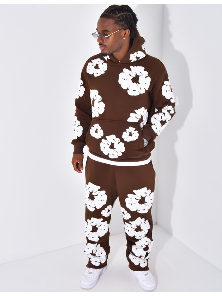 Ensemble à fleurs pantalon et sweat