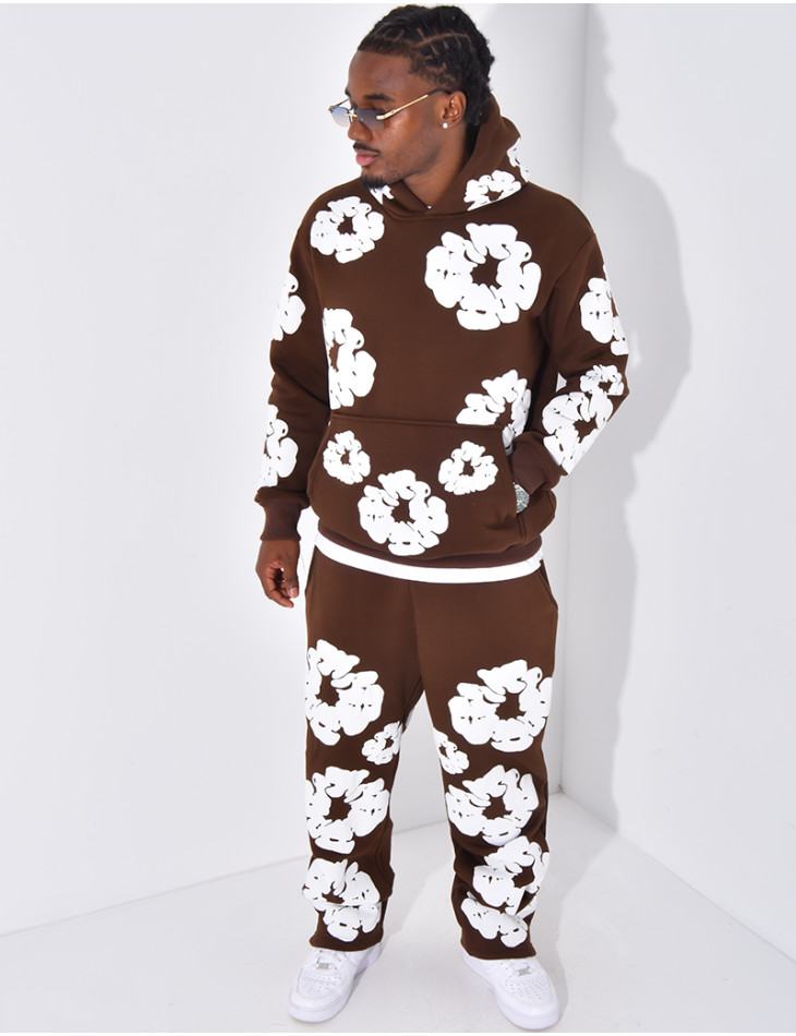 Ensemble à fleurs pantalon et sweat