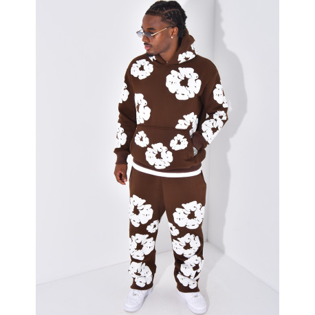 Ensemble à fleurs pantalon et sweat