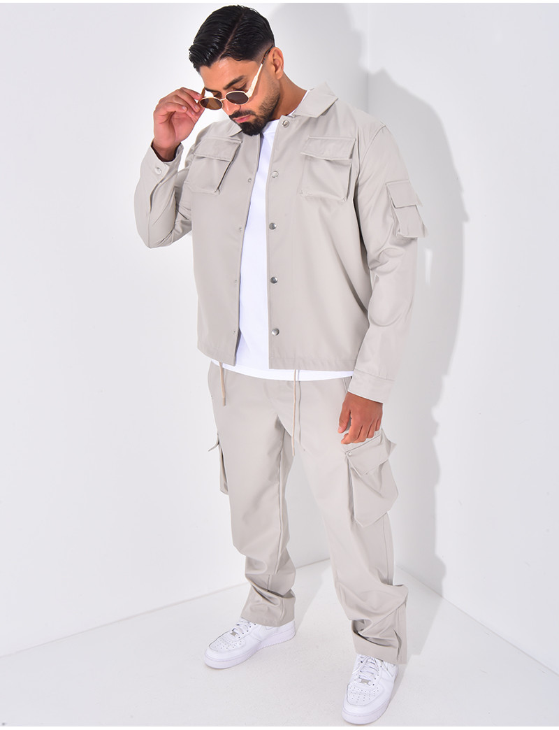 2025 - Gilet Cargo Décontracté Pour Homme - Plusieurs Poches - Noir