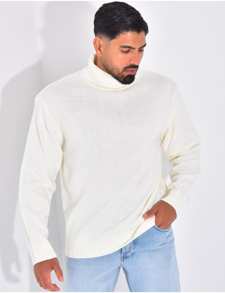 Pull épais col roulé
