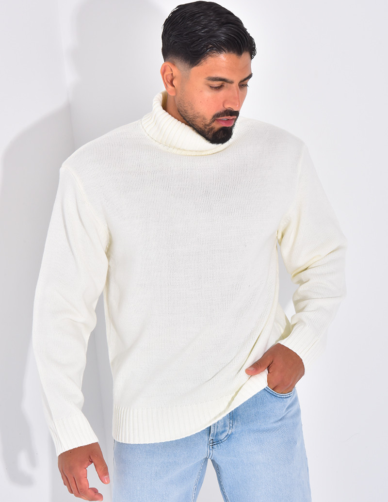 Pull épais col roulé