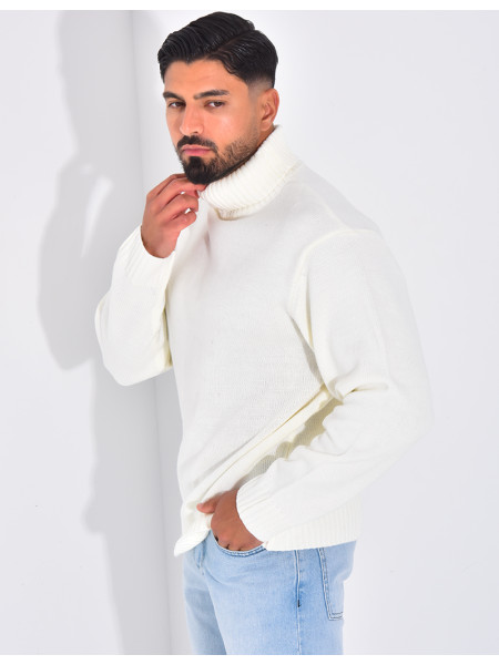 Pull épais col roulé