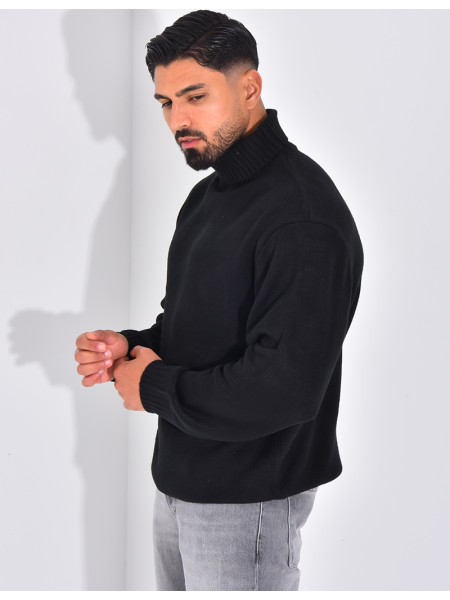 Pull épais col roulé