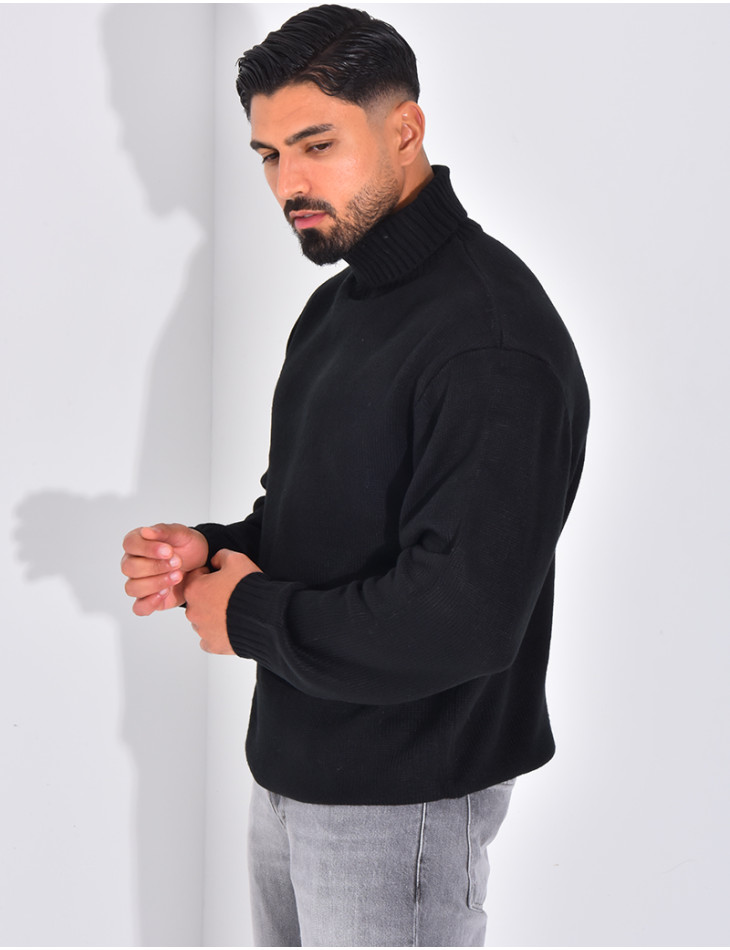 Pull épais col roulé