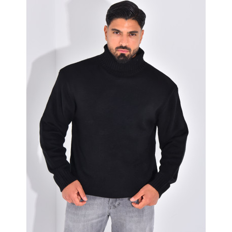Pull épais col roulé