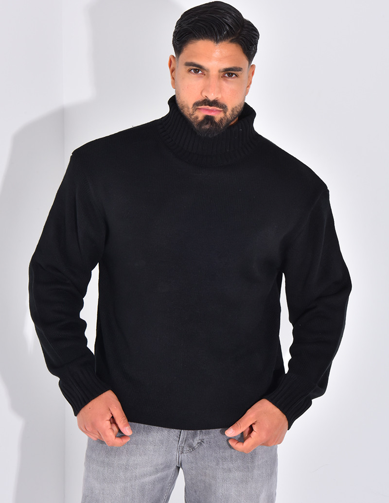 Pull épais col roulé