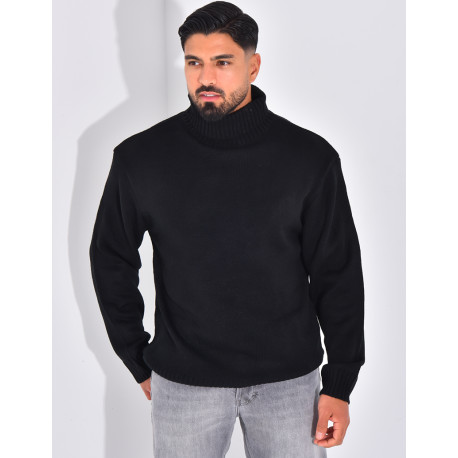 Pull épais col roulé
