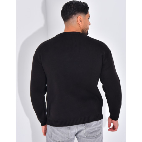 Pull épais uni