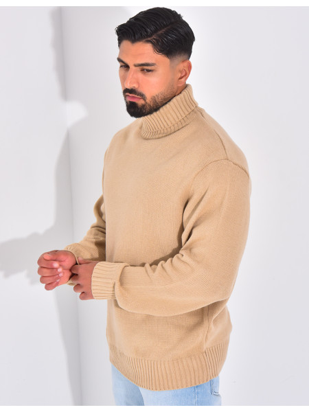 Pull épais col roulé