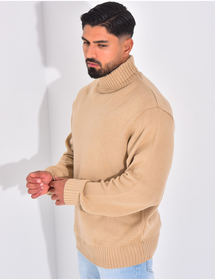 Pull épais col roulé