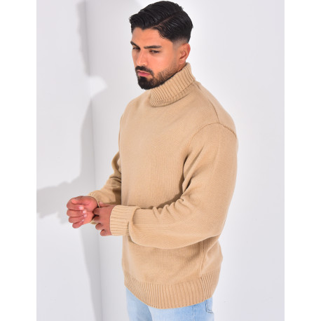 Pull épais col roulé