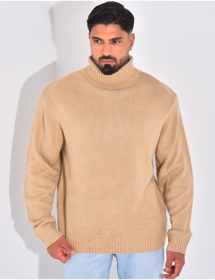 Pull épais col roulé