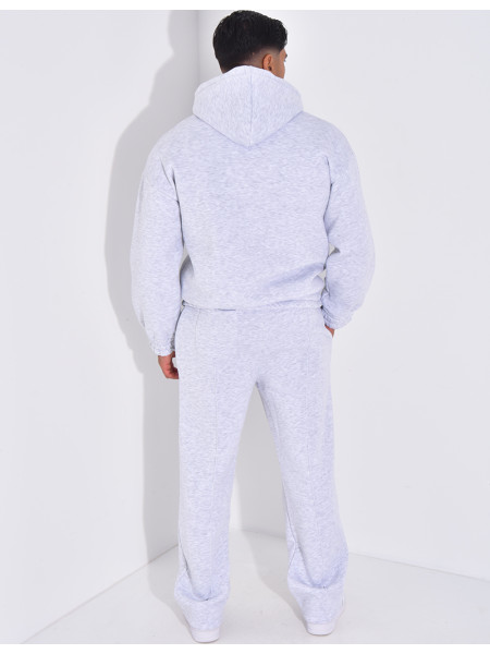 Ensemble molletonné pantalon et veste à capuche