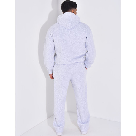 Ensemble molletonné pantalon et veste à capuche