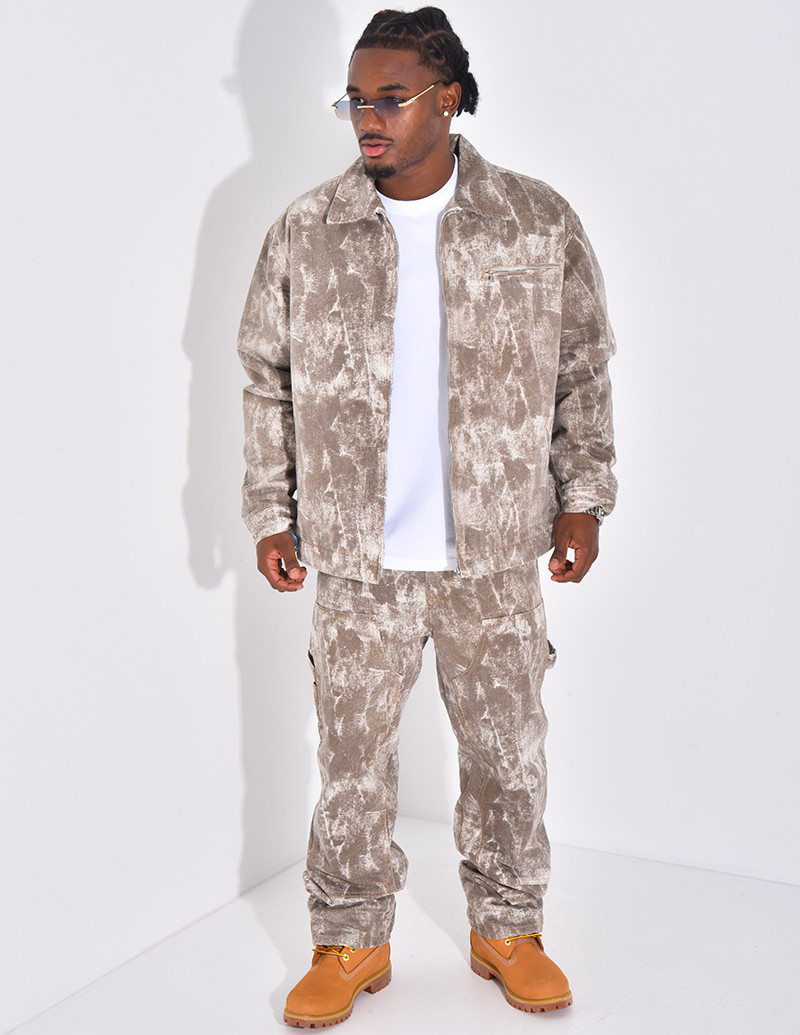 Ensemble en jeans à motifs...