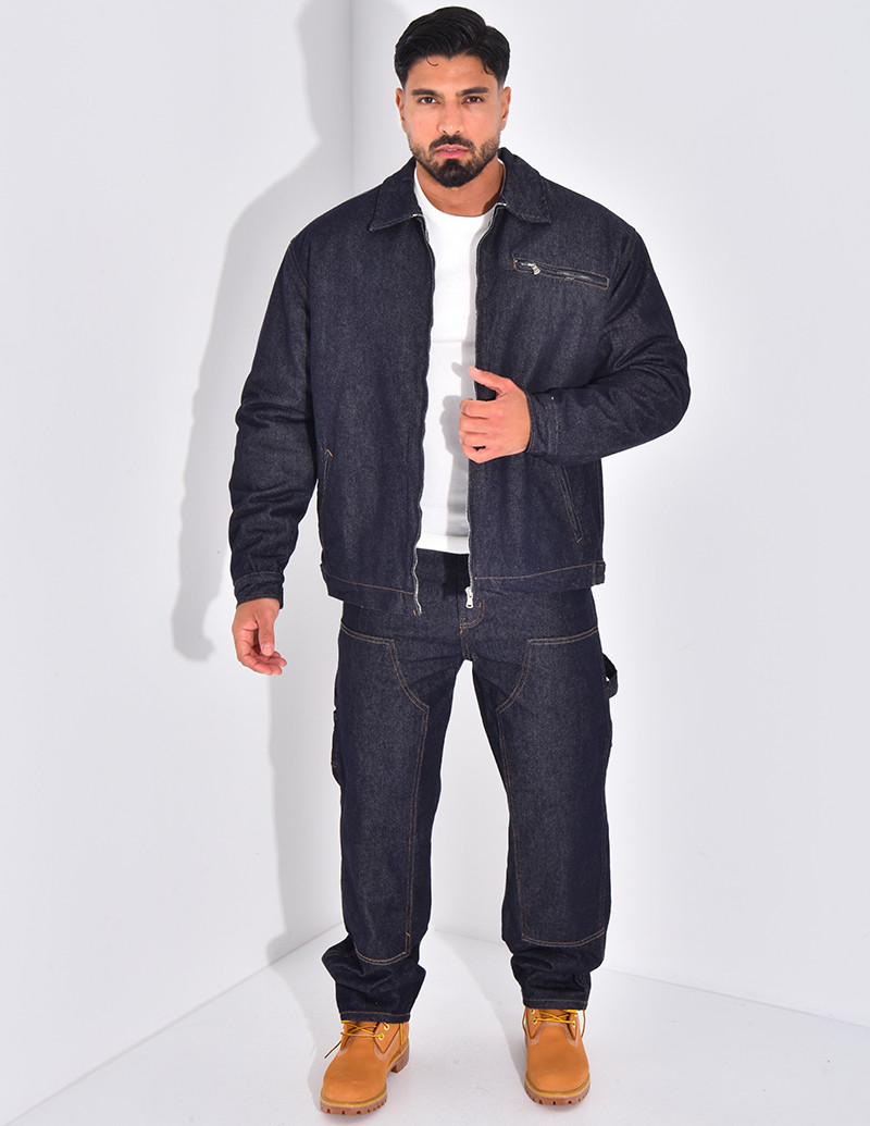 Ensemble en jeans à motifs...