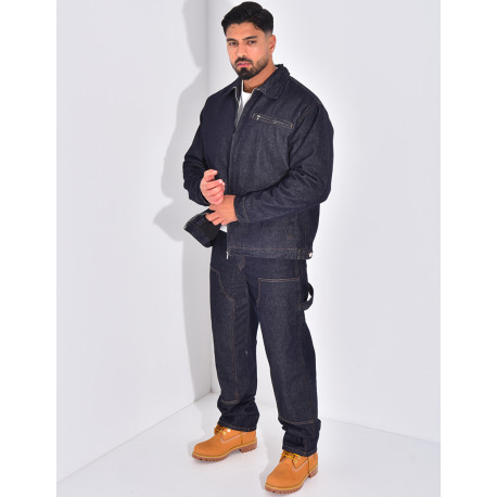 Ensemble en jeans à motifs pantalon et veste