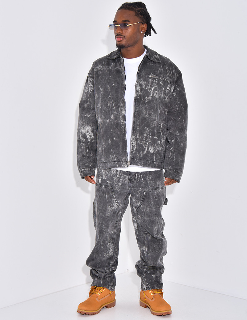 Ensemble en jeans à motifs...