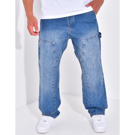 Jeans cargo à poches