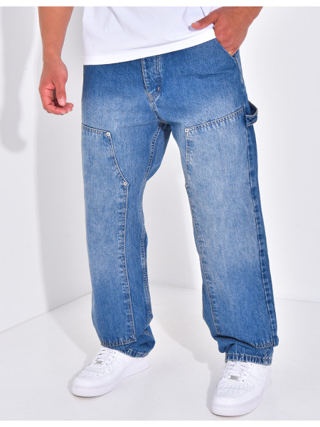Jeans cargo à poches