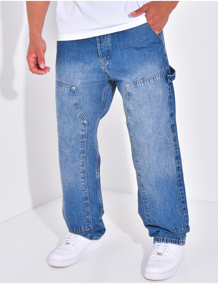 Jeans cargo à poches