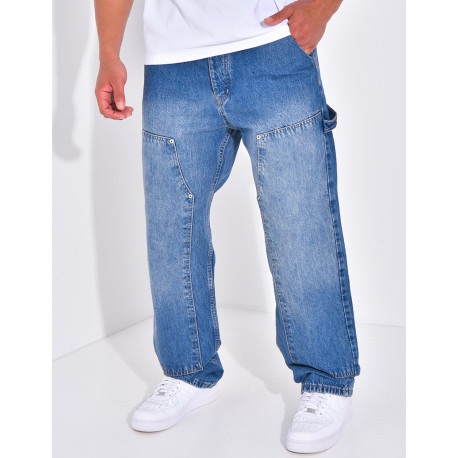 Jeans cargo à poches